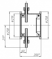 Static mixer SNR-200-3
