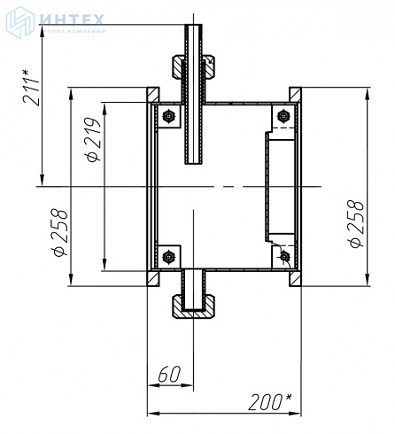 Static mixer SNR-200-5,2