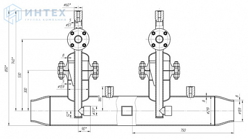 Static oil-water mixer START-150-2/2